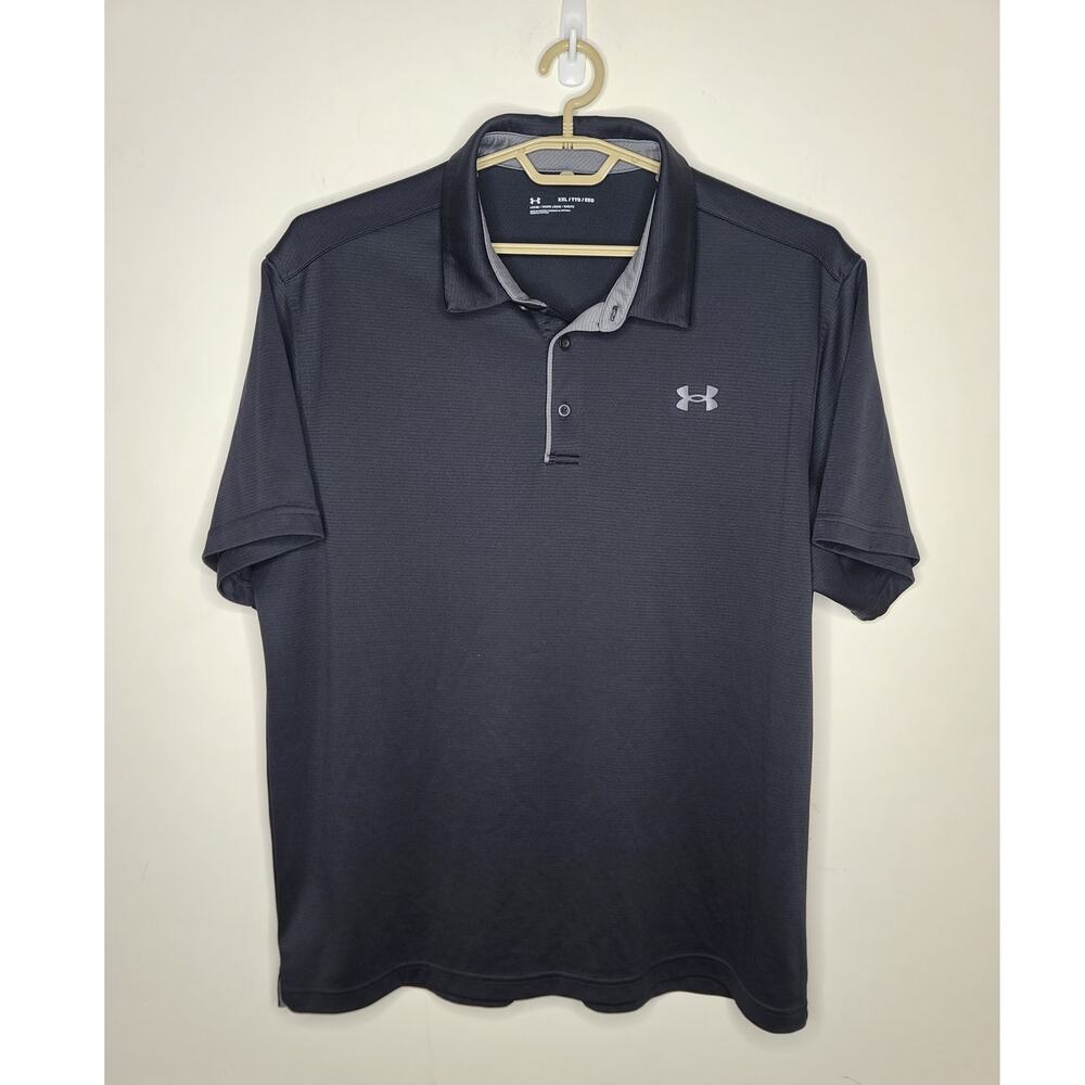 Under Armour black short sleeve polo shirt - XXL / 2XL